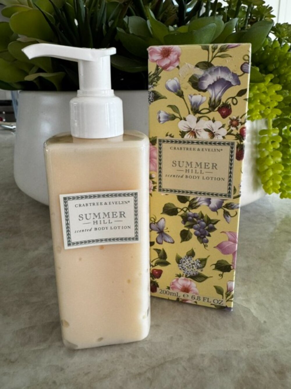 Crabtree & Evelyn Summer Hill Scented Body Lotion 6.8 oz. NIB